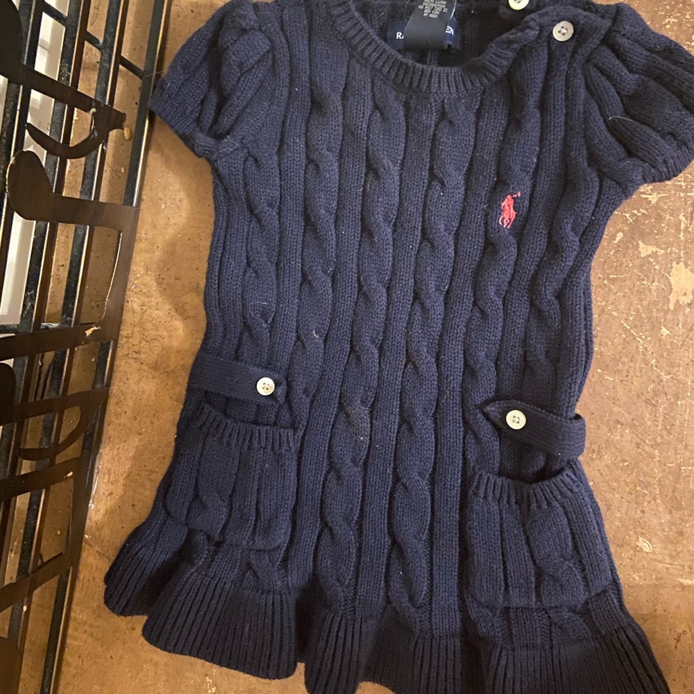 Ralph Lauren baby knit sweater dress